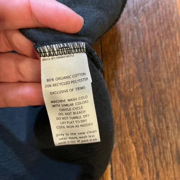 Toad & Co Byrne Shift Dress Women’s Size M | Black Organic Cotton Recycled Blend - Picture 6 of 7